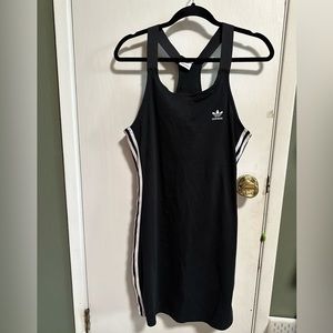 Brand New Adidas sporty Razer Back Black Dress